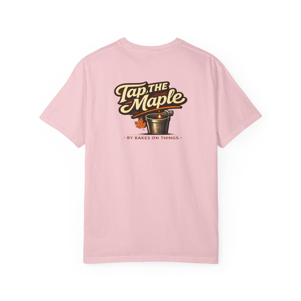 Wobbly Plant T‑Shirt — Tap the Maple Graphic Tee (Front/Back Tap The Maple Design)