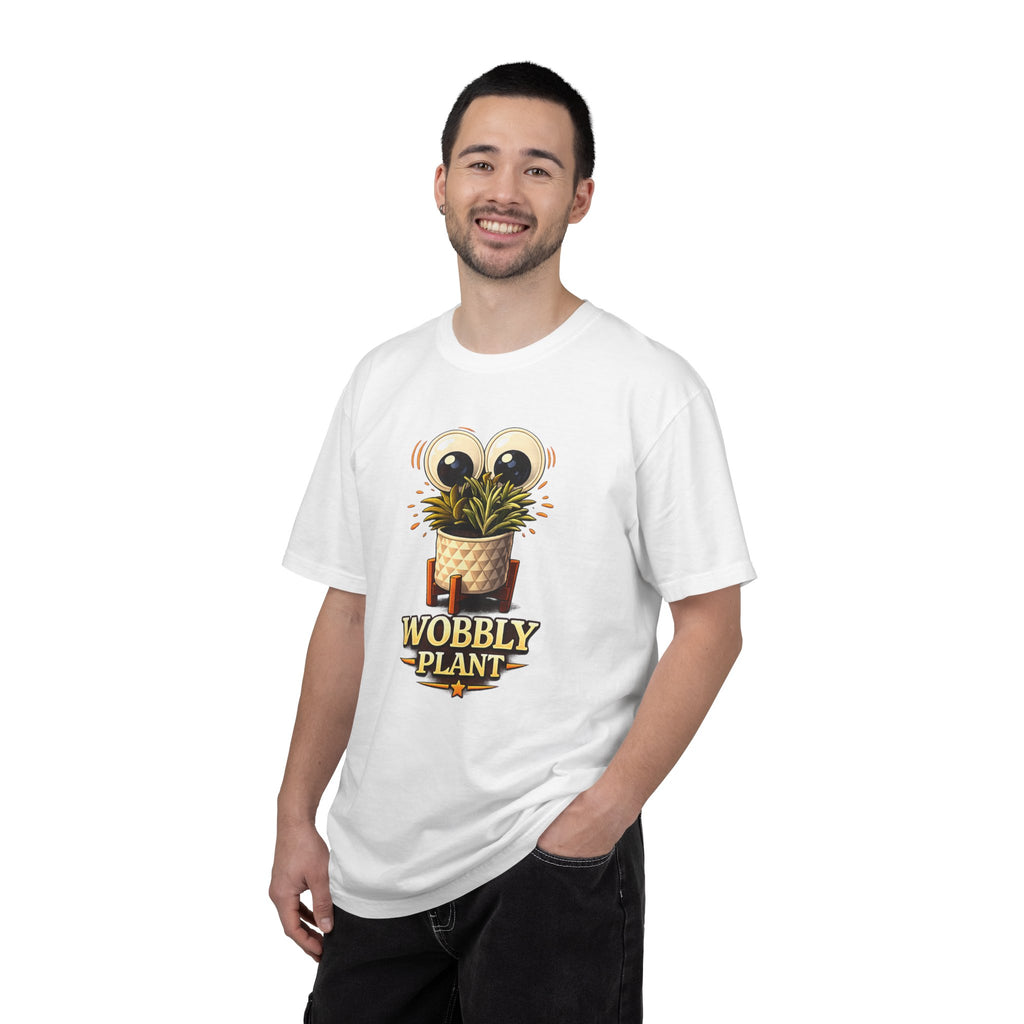 Wobbly Plant T‑Shirt — Tap the Maple Graphic Tee (Front/Back Tap The Maple Design)