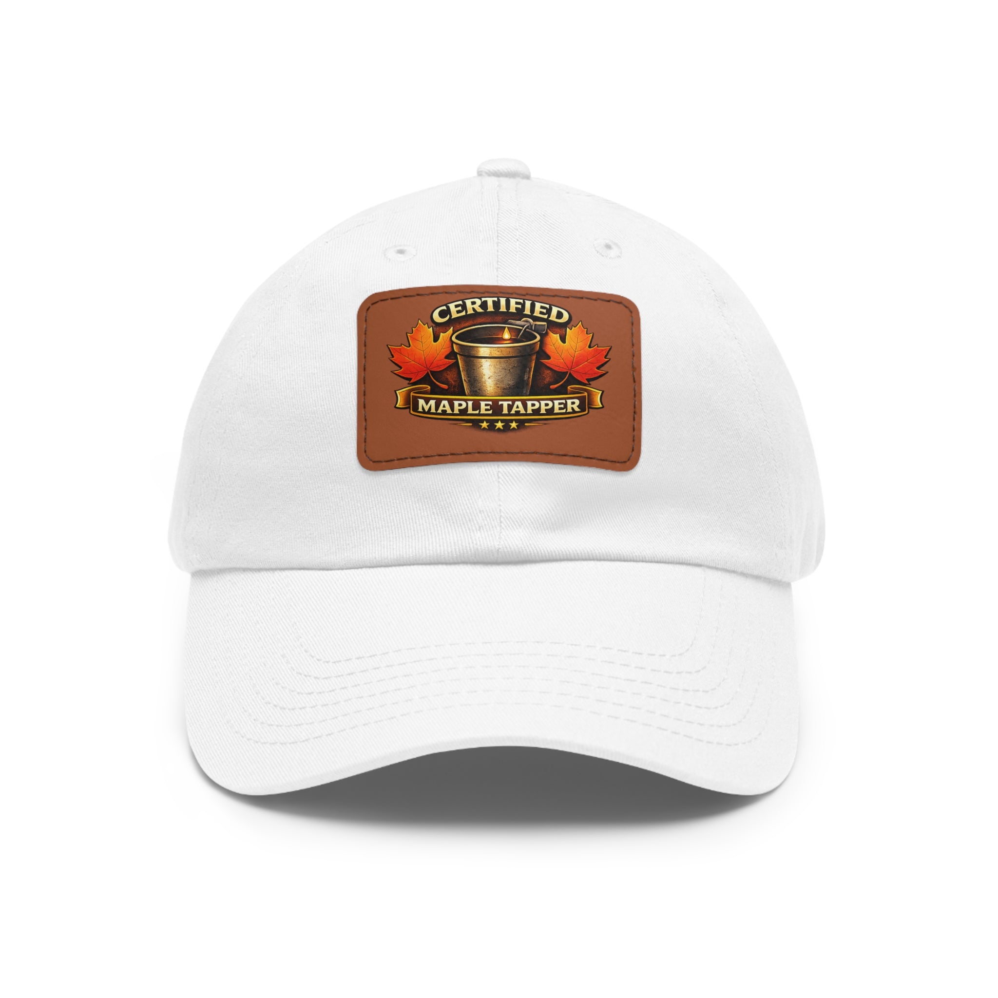 Certified Maple Tapper Leather Patch Dad Hat