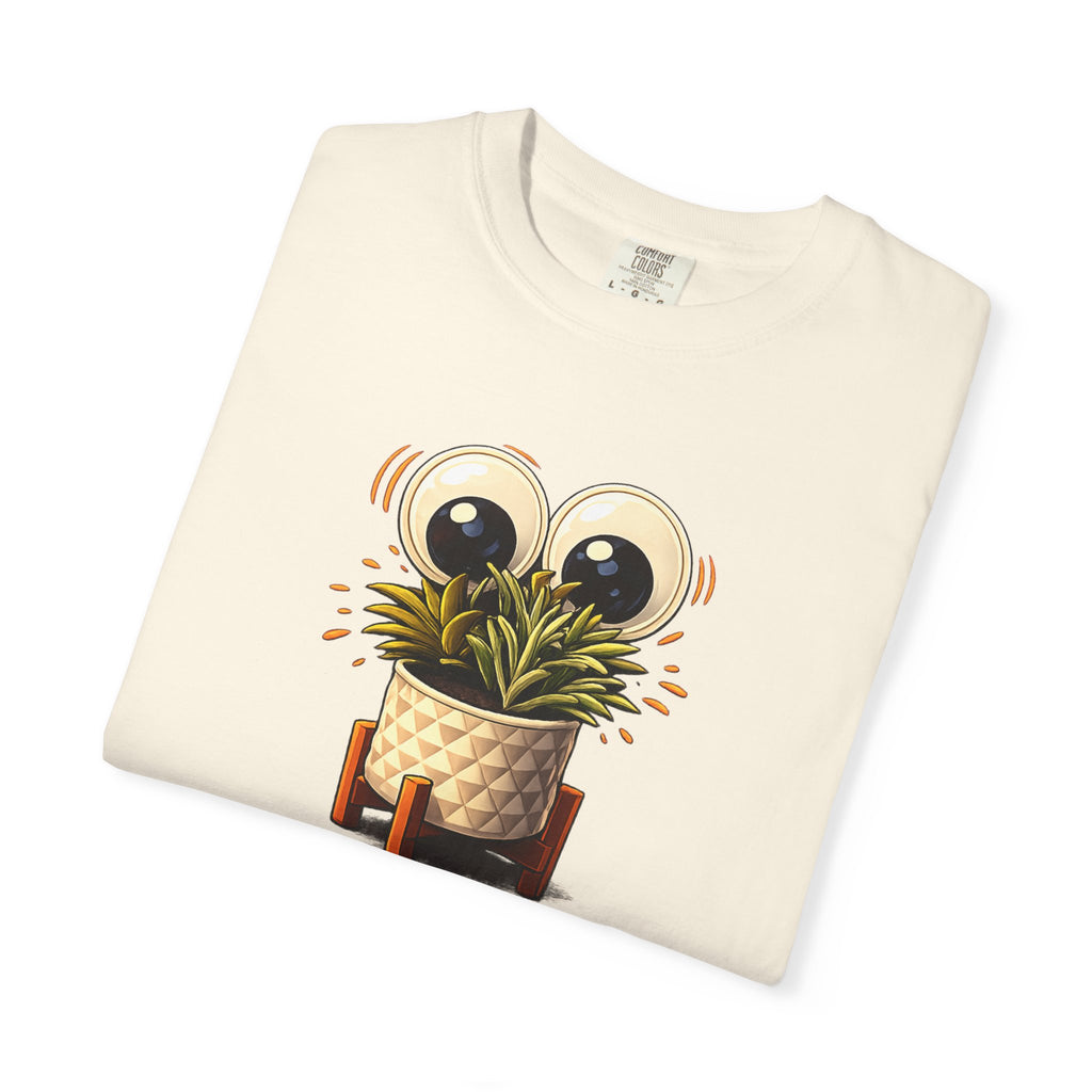 Wobbly Plant T‑Shirt — Tap the Maple Graphic Tee (Front/Back Tap The Maple Design)