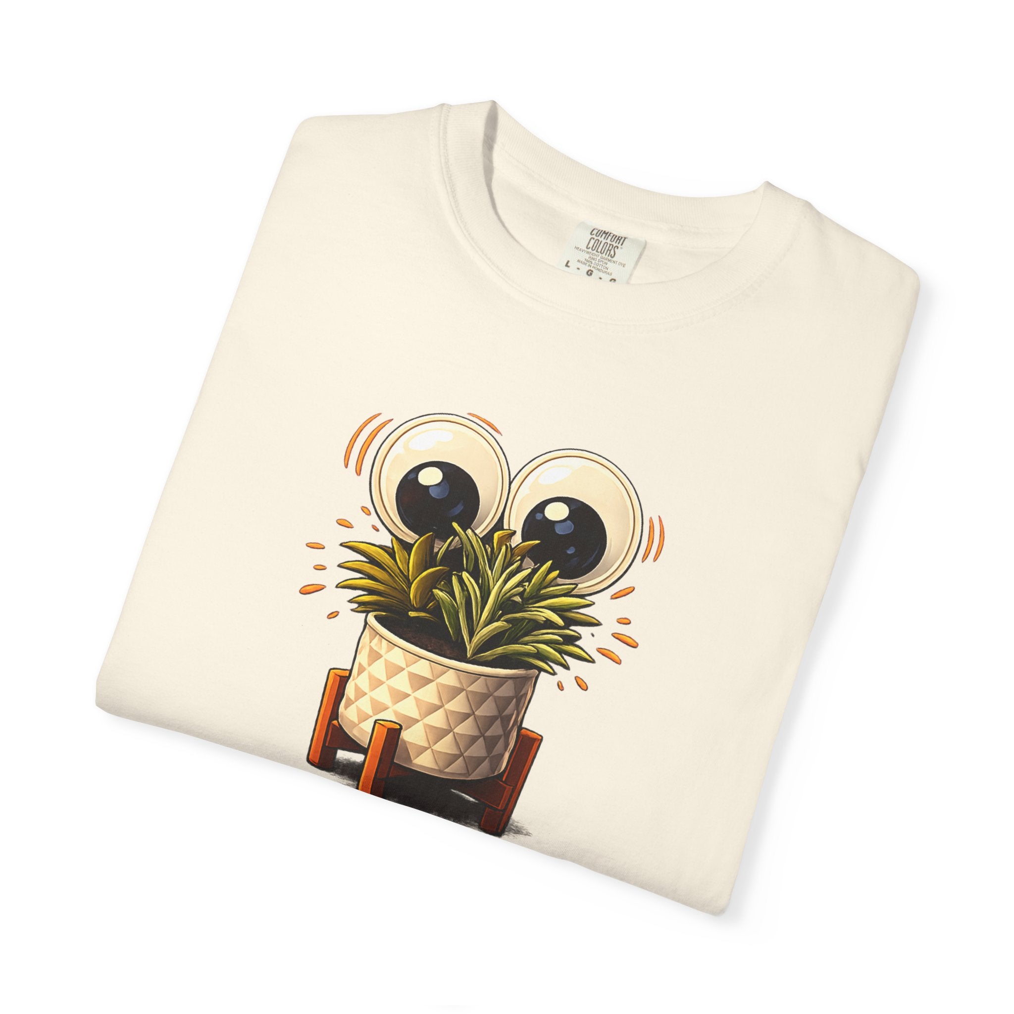 Wobbly Plant T‑Shirt — Tap the Maple Graphic Tee (Front/Back Tap The Maple Design)