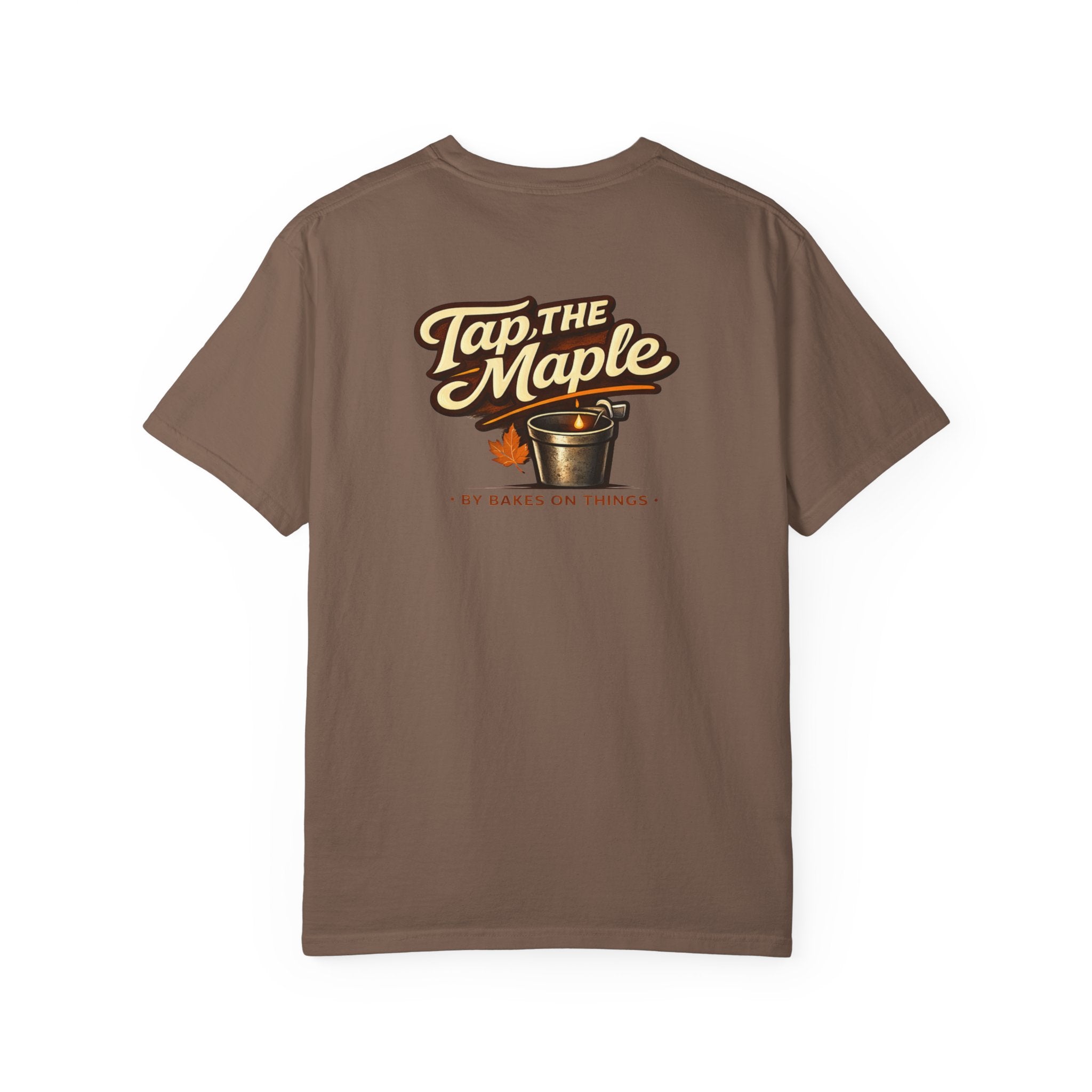 Wobbly Plant T‑Shirt — Tap the Maple Graphic Tee (Front/Back Tap The Maple Design)