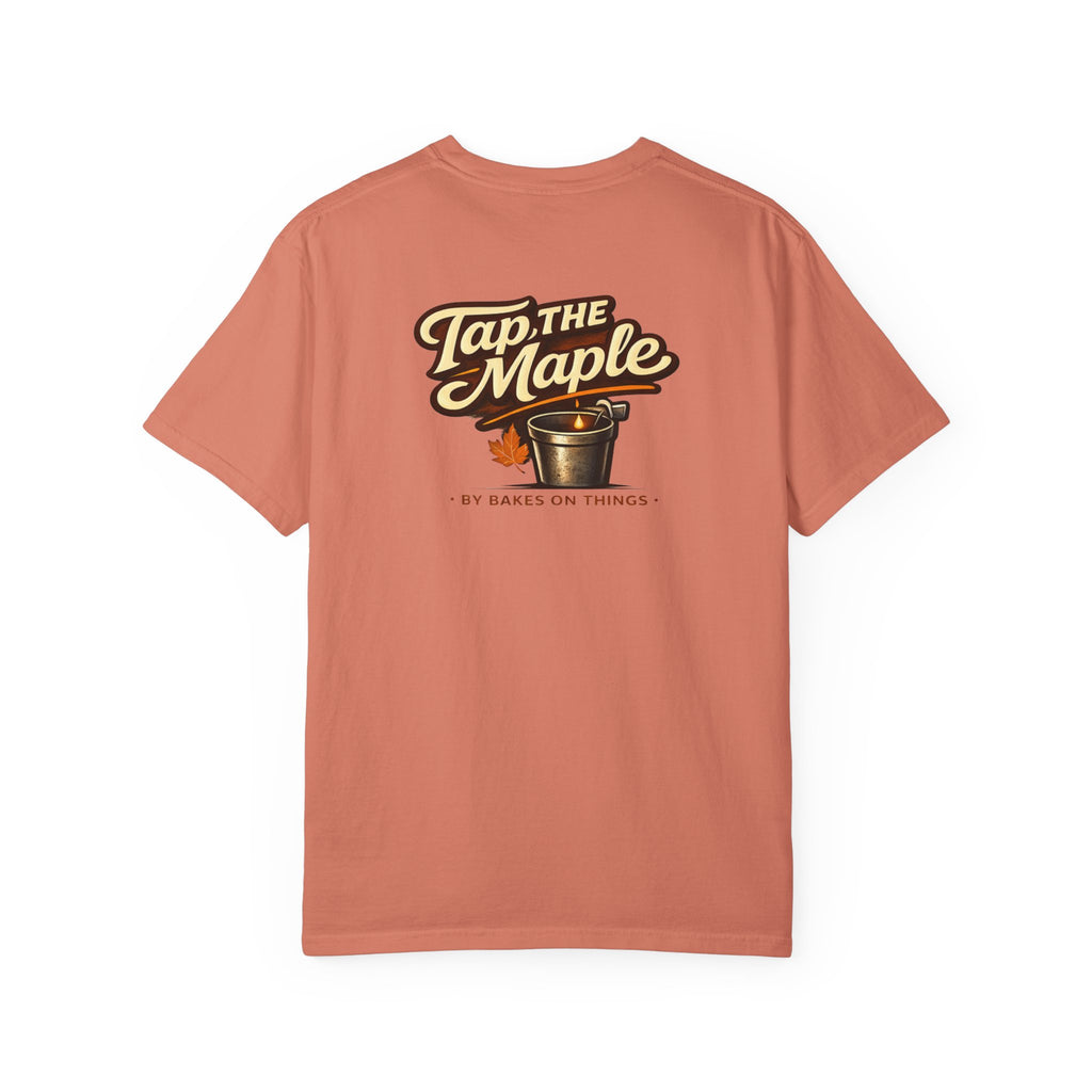 Wobbly Plant T‑Shirt — Tap the Maple Graphic Tee (Front/Back Tap The Maple Design)