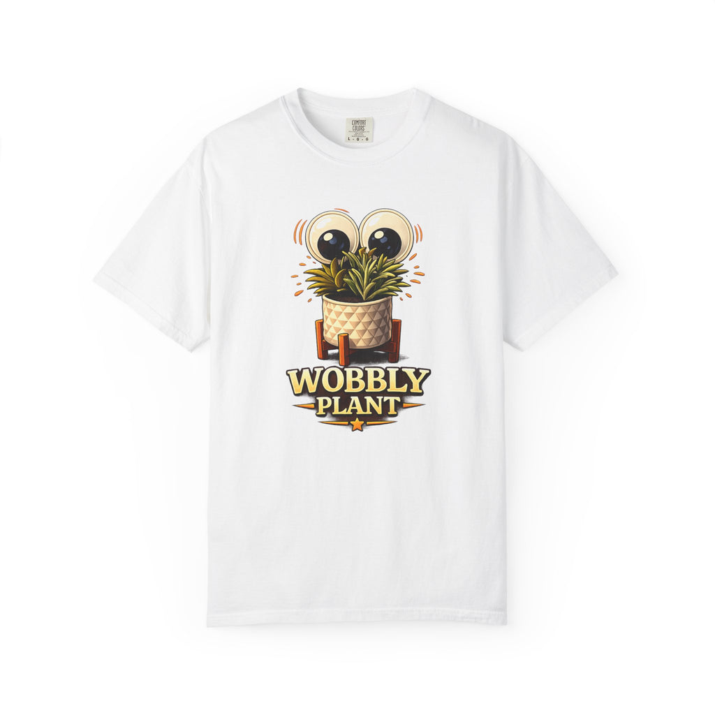 Wobbly Plant T‑Shirt — Tap the Maple Graphic Tee (Front/Back Tap The Maple Design)