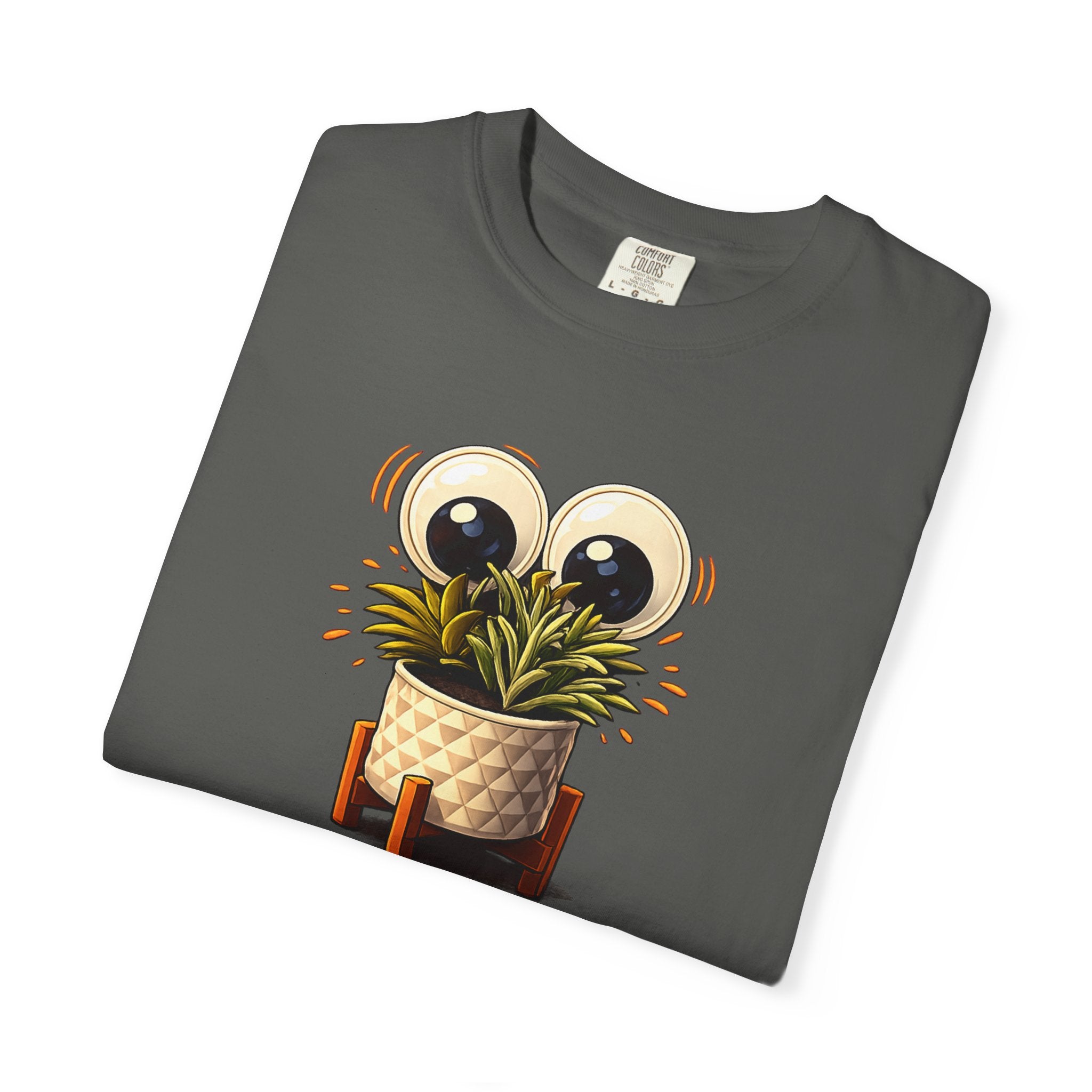 Wobbly Plant T‑Shirt — Tap the Maple Graphic Tee (Front/Back Tap The Maple Design)