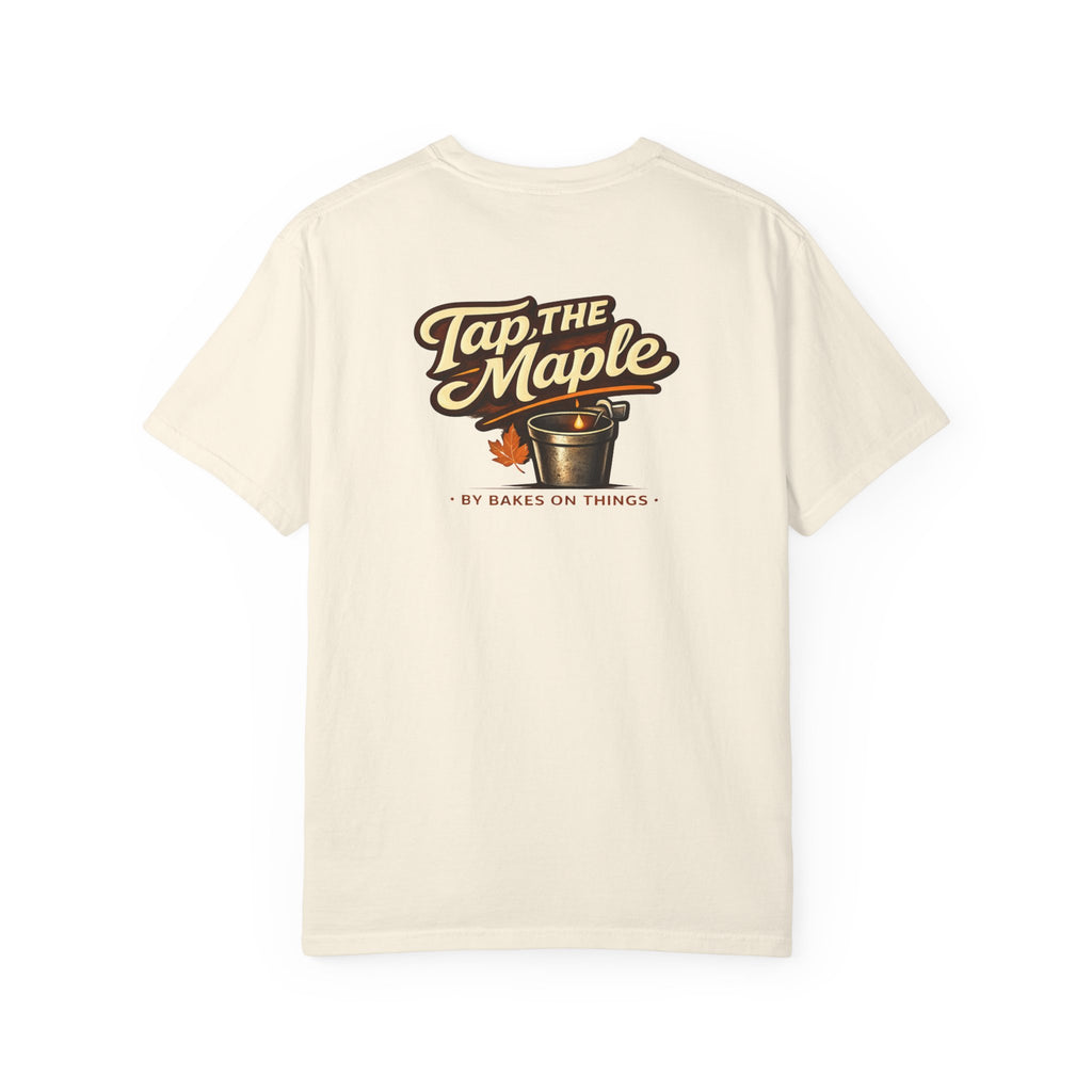 Wobbly Plant T‑Shirt — Tap the Maple Graphic Tee (Front/Back Tap The Maple Design)