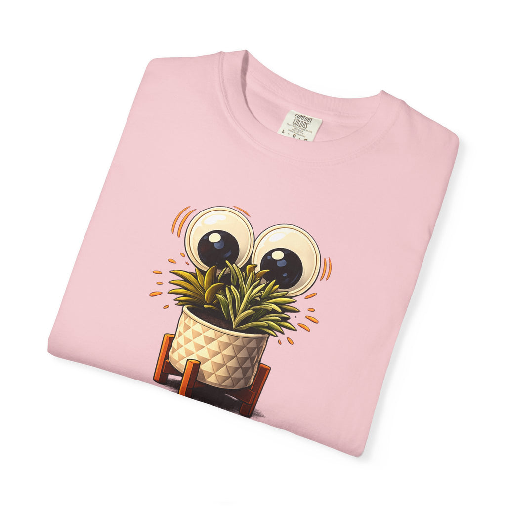 Wobbly Plant T‑Shirt — Tap the Maple Graphic Tee (Front/Back Tap The Maple Design)