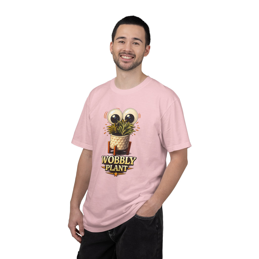 Wobbly Plant T‑Shirt — Tap the Maple Graphic Tee (Front/Back Tap The Maple Design)