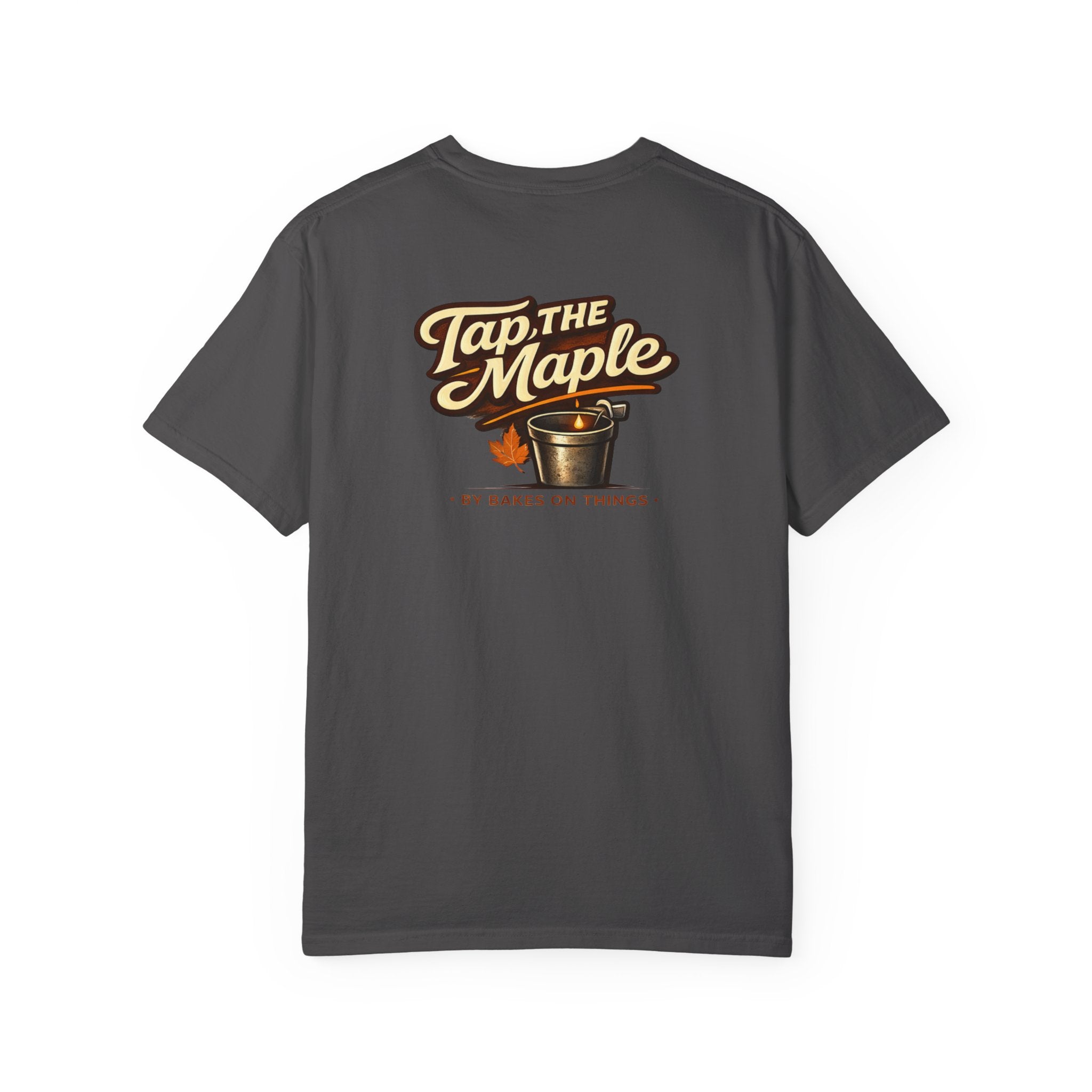 Wobbly Plant T‑Shirt — Tap the Maple Graphic Tee (Front/Back Tap The Maple Design)