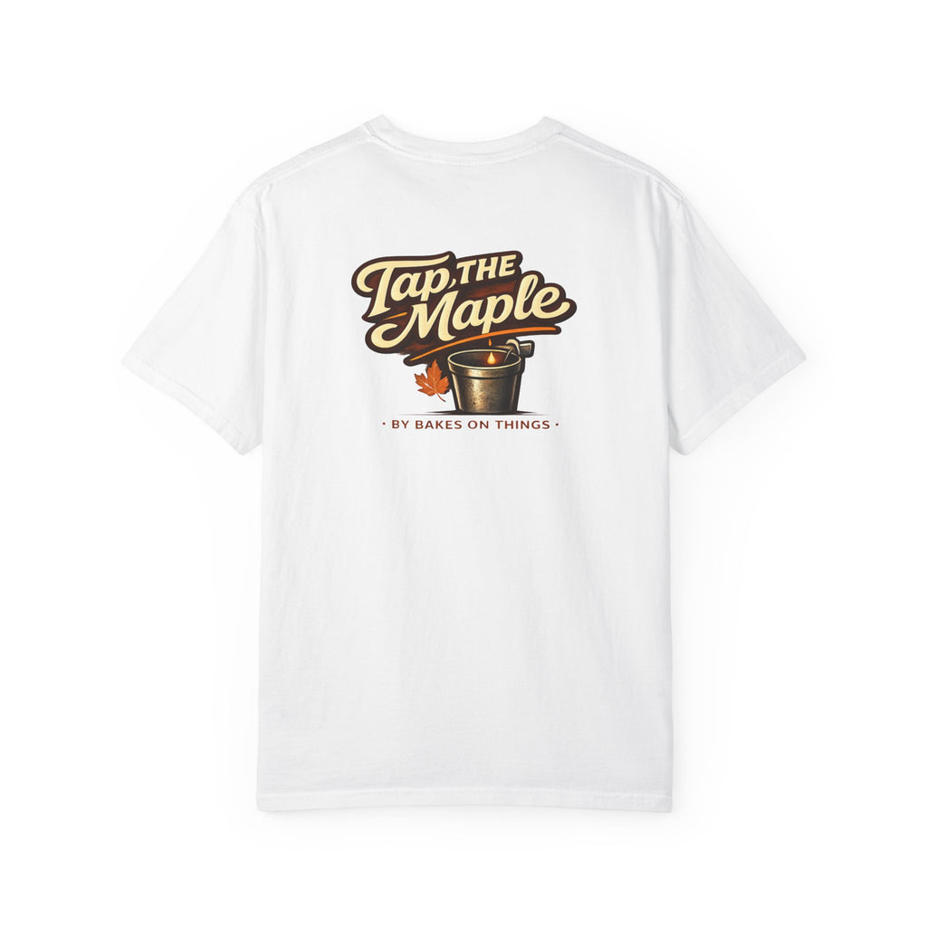Wobbly Plant T‑Shirt — Tap the Maple Graphic Tee (Front/Back Tap The Maple Design)
