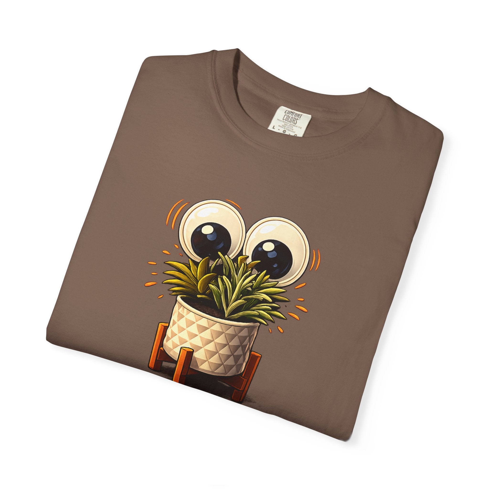 Wobbly Plant T‑Shirt — Tap the Maple Graphic Tee (Front/Back Tap The Maple Design)