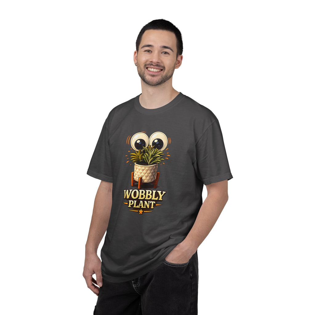 Wobbly Plant T‑Shirt — Tap the Maple Graphic Tee (Front/Back Tap The Maple Design)