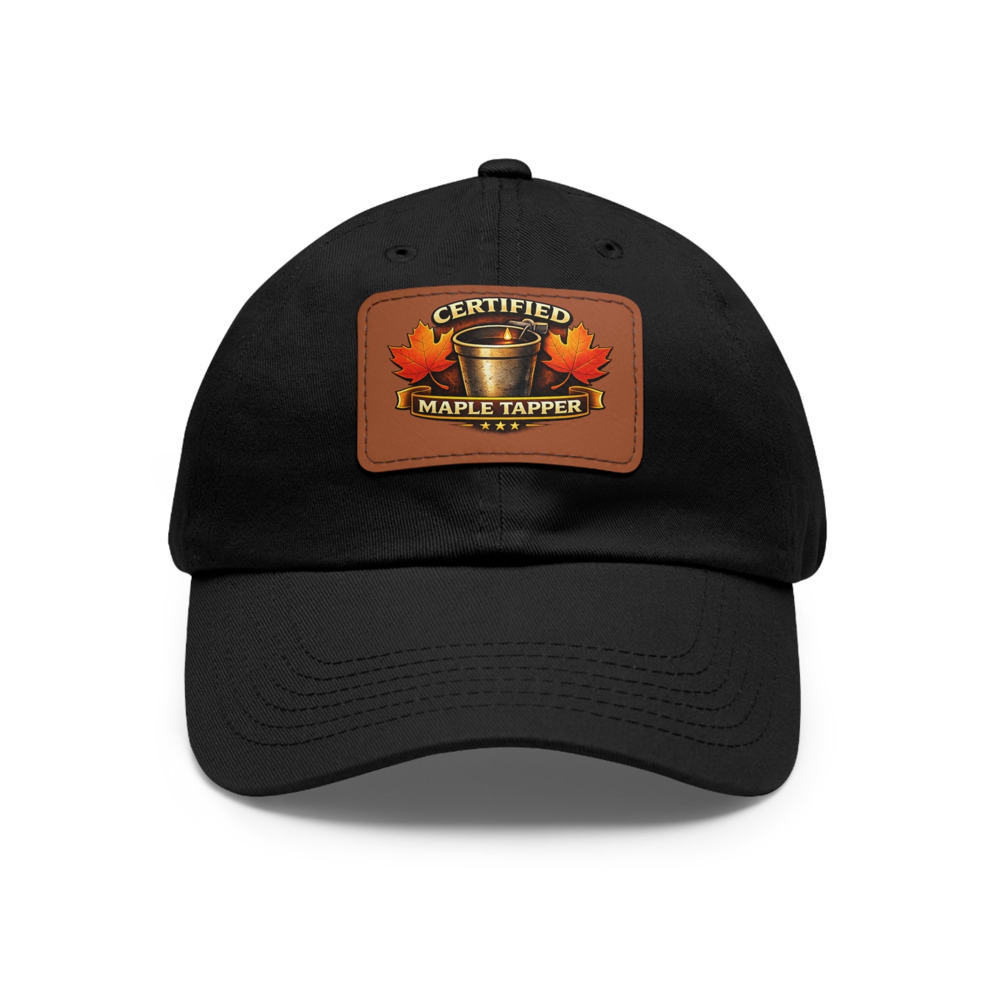 Certified Maple Tapper Leather Patch Dad Hat