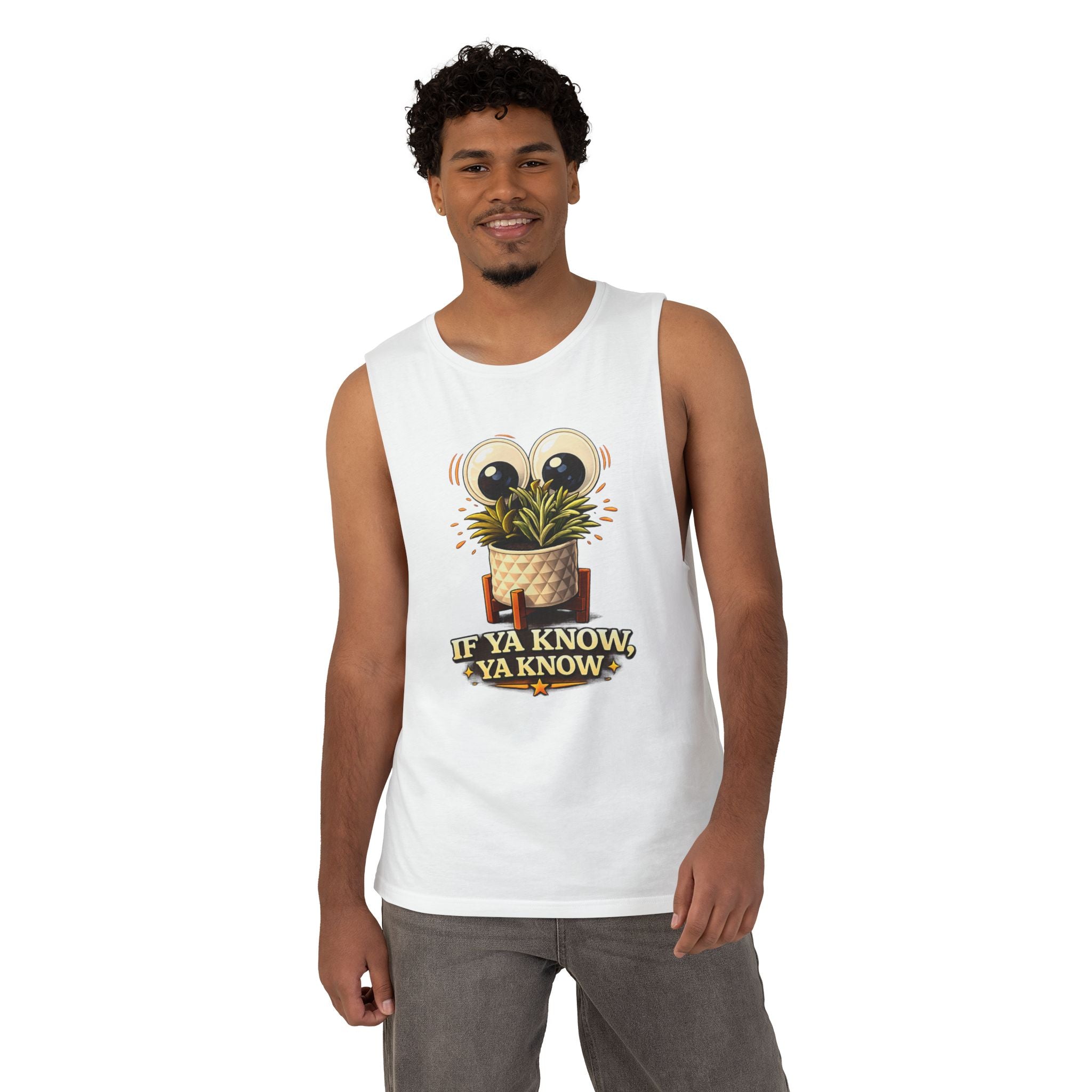 Barnard Tank Top — 'If Ya Know, Ya Know' Plant Graphic & 'Tap the Maple' Retro Logo