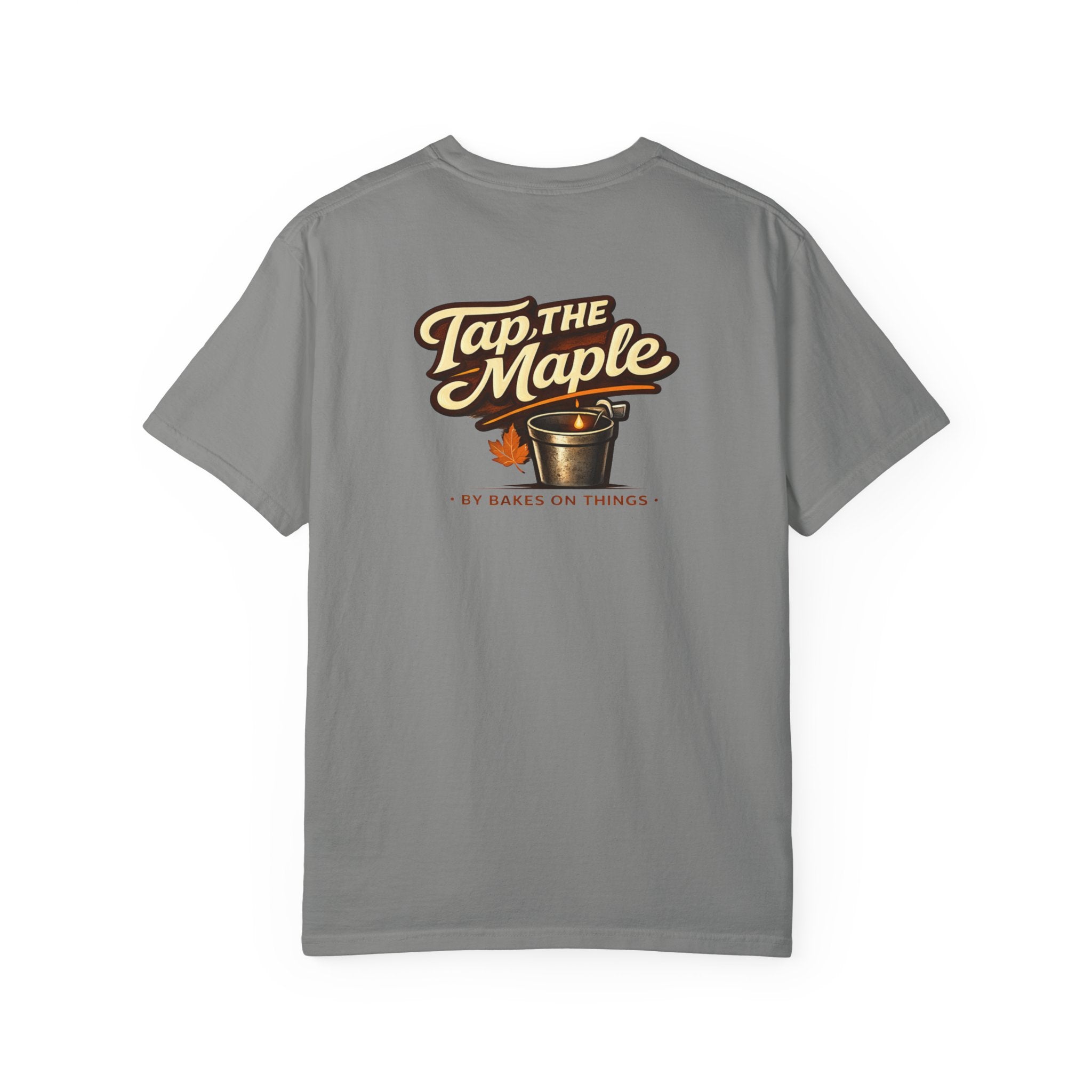 Wobbly Plant T‑Shirt — Tap the Maple Graphic Tee (Front/Back Tap The Maple Design)