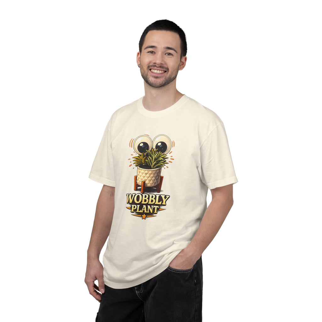 Wobbly Plant T‑Shirt — Tap the Maple Graphic Tee (Front/Back Tap The Maple Design)