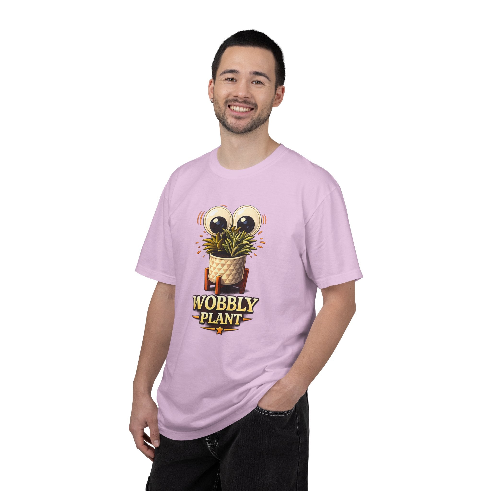 Wobbly Plant T‑Shirt — Tap the Maple Graphic Tee (Front/Back Tap The Maple Design)