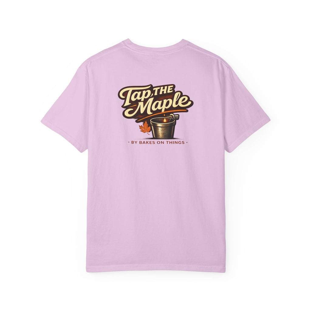 Wobbly Plant T‑Shirt — Tap the Maple Graphic Tee (Front/Back Tap The Maple Design)
