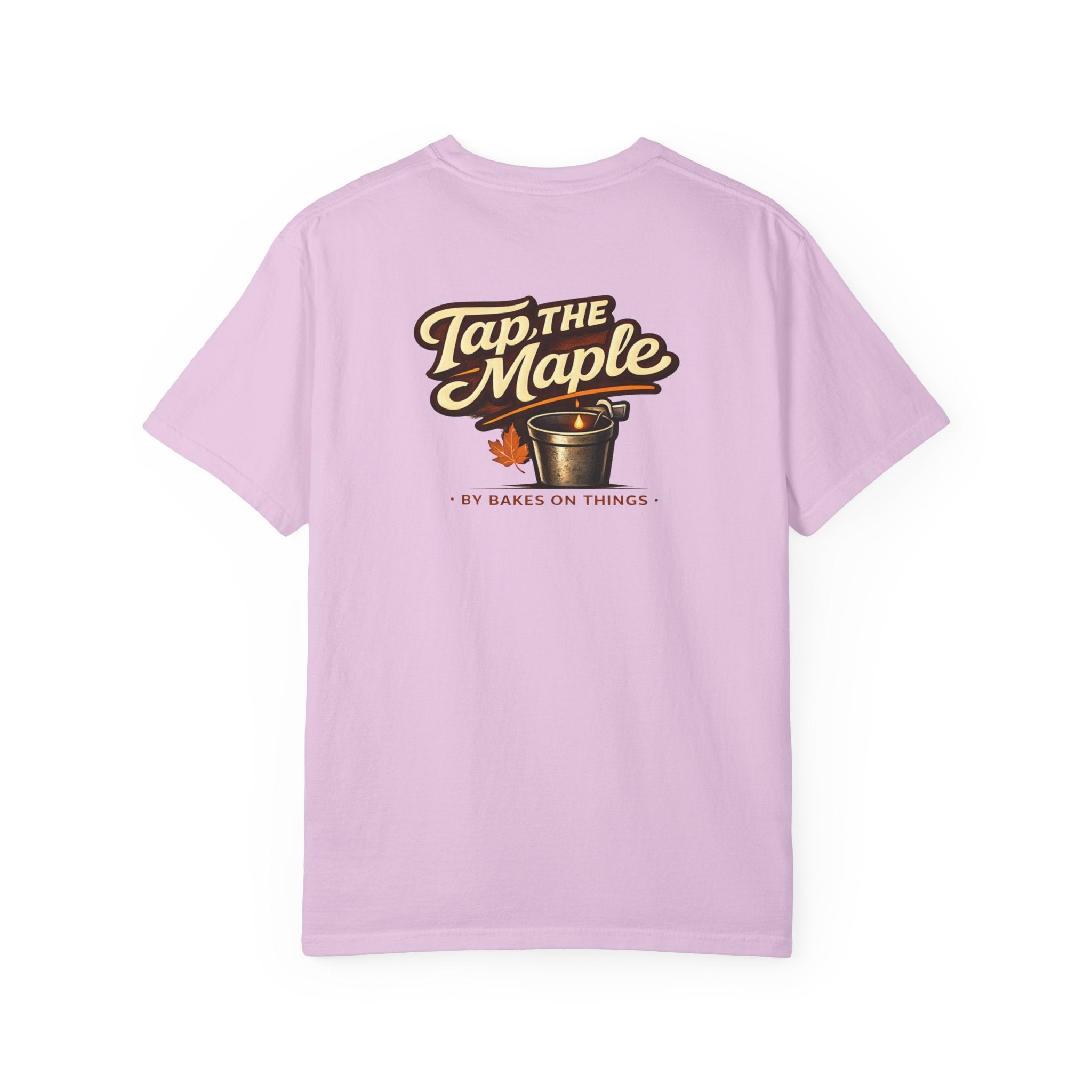 Wobbly Plant T‑Shirt — Tap the Maple Graphic Tee (Front/Back Tap The Maple Design)