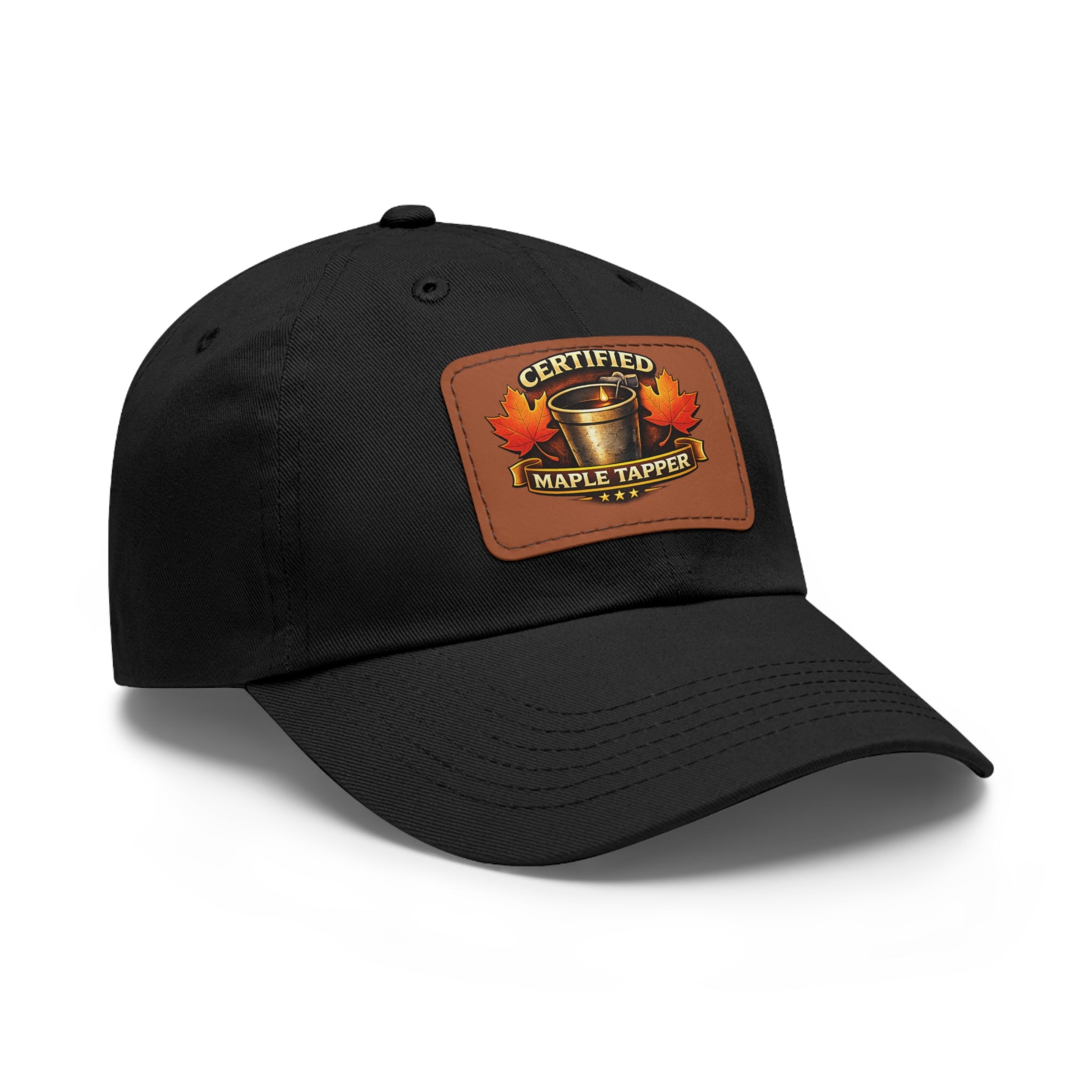 Certified Maple Tapper Leather Patch Dad Hat