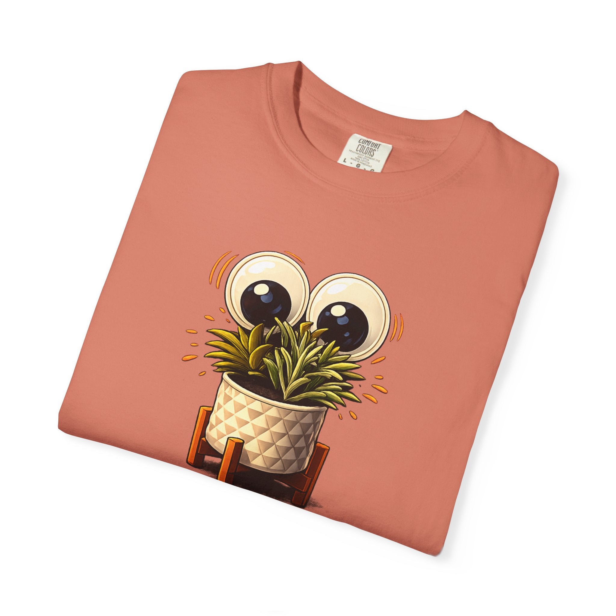 Wobbly Plant T‑Shirt — Tap the Maple Graphic Tee (Front/Back Tap The Maple Design)