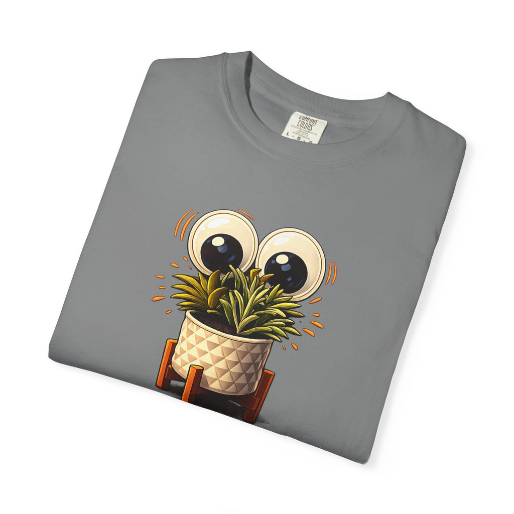 Wobbly Plant T‑Shirt — Tap the Maple Graphic Tee (Front/Back Tap The Maple Design)